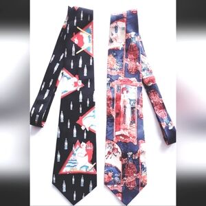 2 Coca-Cola Ties